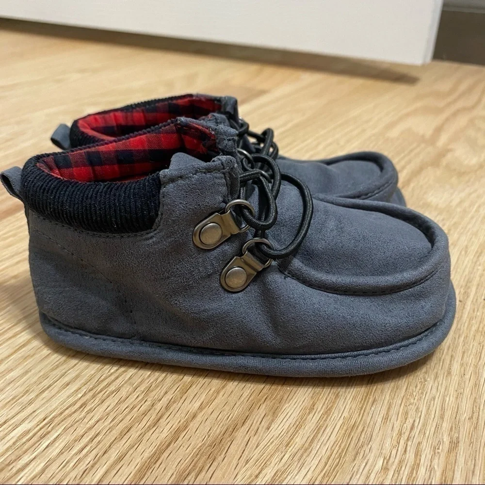 Carter’s Buffalo Plaid Lined Chukka Boots 12-18 mo